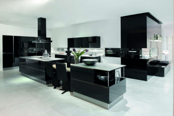 Moderne Küche: Black Edition